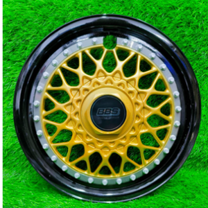 55l bbs wheelcup gold branded
