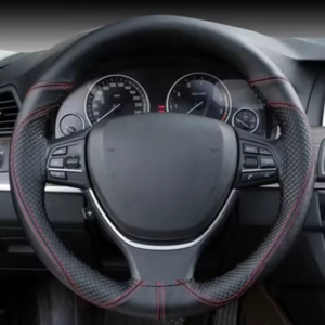 Leather Steering Wheel Cover